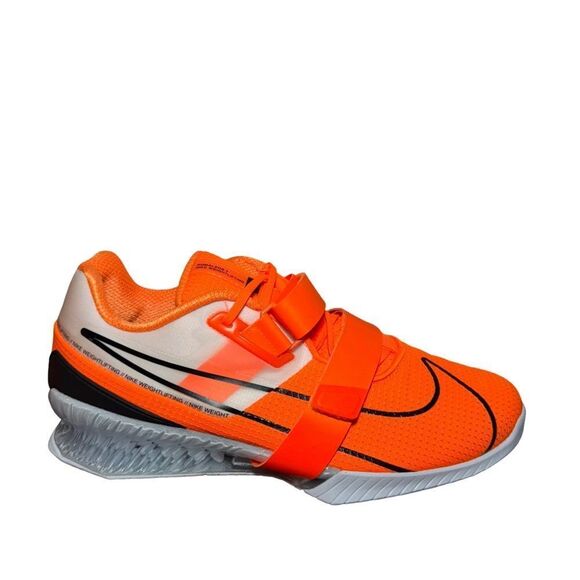 Nike Romaleos 4 Orange Mens Size 12.5 Weightlifting Training Shoes CD3463-801 - Picture 1 of 7